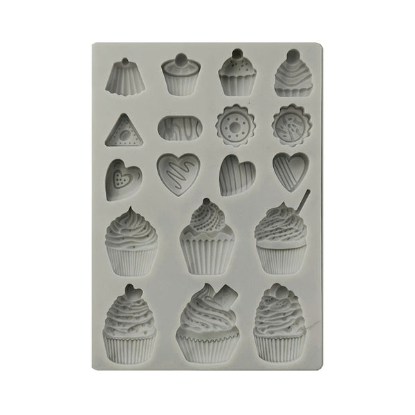 Stamperia Silicone Mould A5, Coffee And Chocolate Sweets