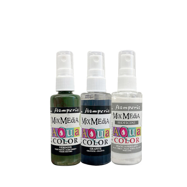 Stamperia Aquacolor 3/Pkg, Gear Up For Christmas (Please see Note)