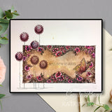 Katkin Krafts, 6"x8" Clear Stamps Set, The Butterfly Effect