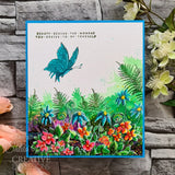 Katkin Krafts, 6"x8" Clear Stamps Set, The Butterfly Effect