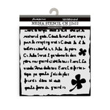 Stamperia, Thick Stencil 4.72"X 4.72", Art Of Travelling, Handmade Letter (KSTDS03)