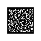 Stamperia, Thick Stencil 4.72"X 4.72", Masquerade, Ornaments (KSTDS11)