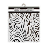 Stamperia, Thick Stencil 4.72"X 4.72", Hidden Grove, Wood Pattern (KSTDS29)