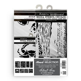Stamperia Stencil Assortment, Silent Sea (8 Stencils)