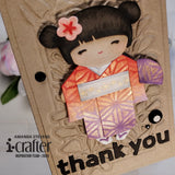 i-crafter Dies by Lynda Kanase, Kokeshi Dress Up