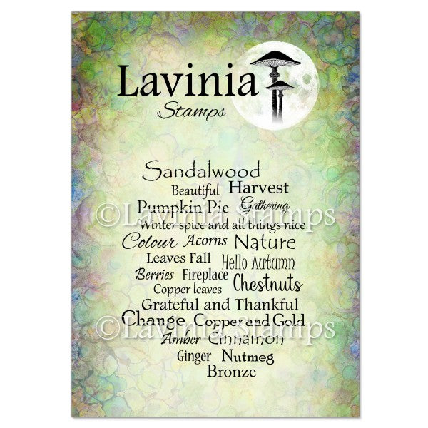 Lavinia Stamp, Clear Stamp, Winter Spice (LAV762)