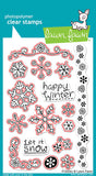 Lawn Fawn Clear Stamps & Dies Combo, Frosties (LF328 & LF2643)