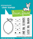 Lawn Fawn Clear Stamps 3"X2", You're The Zest (LF3015)