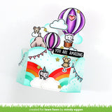 Lawn Fawn, Lawn Cuts Custom Craft Die, Platform Pop-Up Cloud Inserts (LF3092)