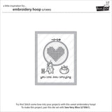 Lawn Fawn, Lawn Cuts Custom Craft Die, Embroidery Hoop (LF3093)