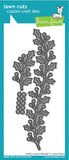 Lawn Fawn, Lawn Cuts Custom Craft Die, Holly Leaves Border (LF3257)