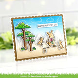Lawn Fawn, Lawn Cuts Hot Foil Plates, Cloud Background: Landscape (LF3388)
