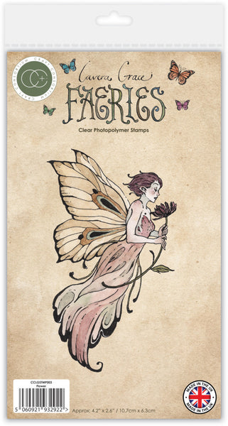Craft Consortium, Faeries, Photopolymer Stamp Set, Flower