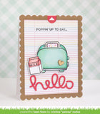 Lawn Fawn, Lawn Cuts Custom Craft Die, Let's Toast Pull Tab Add-On (LF1822)