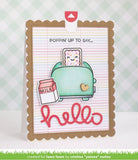 Lawn Fawn, Lawn Cuts Custom Craft Die, Let's Toast Pull Tab Add-On (LF1822)