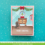 Lawn Fawn Clear Stamps & Dies Combo, Little Snow Globe:  Dog (LF3270 & LF3271)
