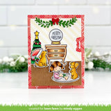 Lawn Fawn Clear Stamps & Dies Combo, Little Snow Globe:  Dog (LF3270 & LF3271)