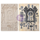 Prima, Finnabair Decor Moulds 5"X8", Lock & Keys