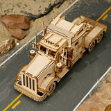 ROKR, Wooden Puzzle, Scale Model Vehicle, Heavy Truck