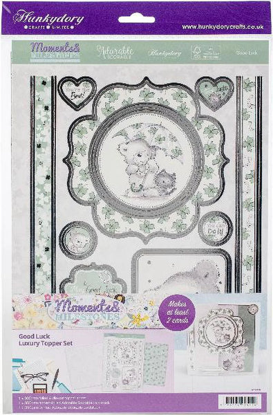 Hunkydory, Moments & Milestones, A4 Topper Set, Good Luck