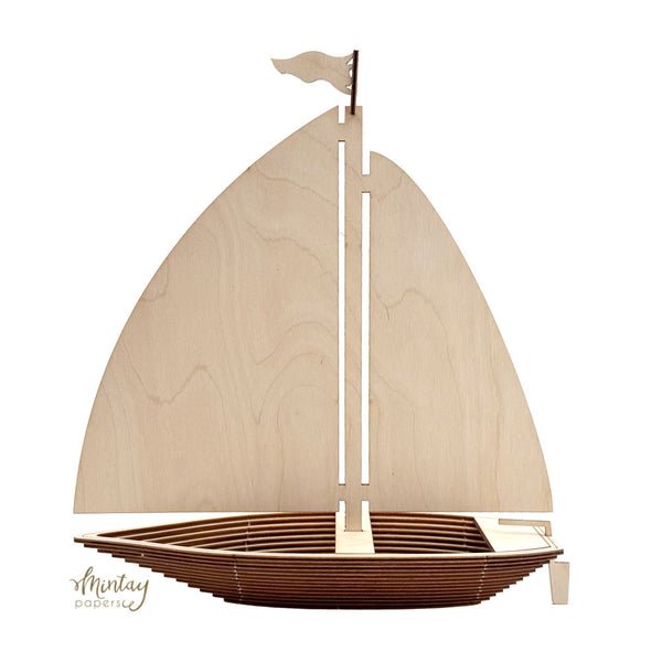 Mintay Woodies, Decor, Boat (MT-WD3-14)