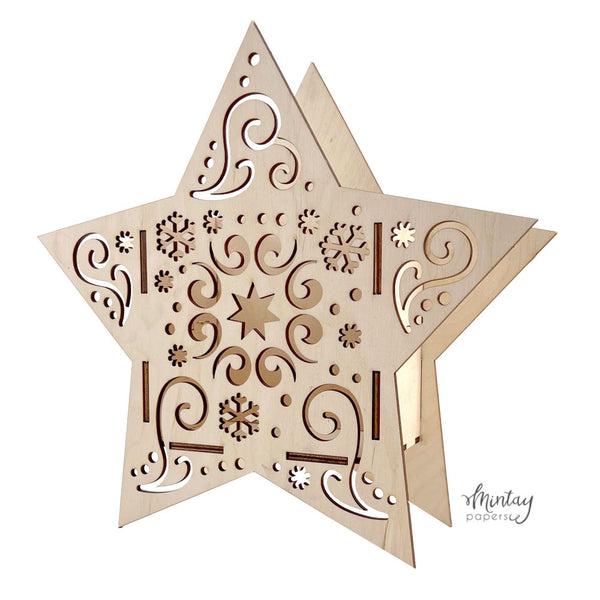 Mintay Woodies, Decor, Star Box (MT-WD3-21)