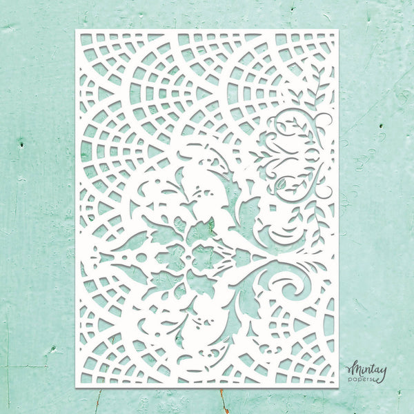 Mintay Kreativa Stencil, Lacy