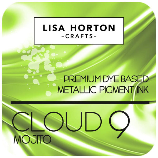 Lisa Horton Crafts, Cloud 9 Premium Dye Based Metallic Pigment Ink Pad (Assorted Colors)