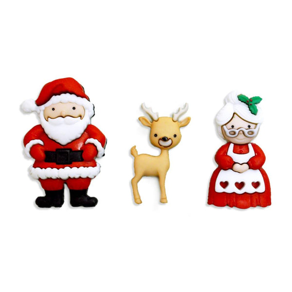 Dress It Up Holiday Embellishments, Mr. & Mrs. Claus