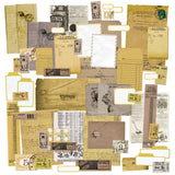 49 And Market, Botanical Buzz, Color Swatch: Ochre Ephemera Stackers, 60/Pkg (OCS-26917)