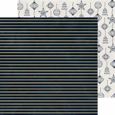 Kaisercraft, Starry Night Foiled Cardstock 12"X12", Striking
