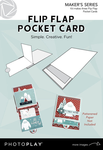 PhotoPlay Maker Series Flip Flap Pocket Cards, Makes 3 Cards (PPP4828)