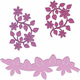 Heartfelt Creations, Patchwork Daisy Collection, Cling Stamps & Dies Set Combo, Patchwork Daisy Border