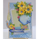 Heartfelt Creations, Buttons and Blooms Collection, Stamps & Dies Combo, Patchwork Pocket & Patterns