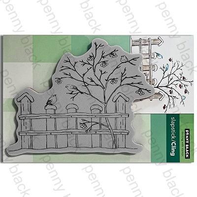 Penny Black Cling Stamps, Picket Perch (40-940)
