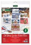 Katy Sue, Christmas Garden Picket Fence, Card Making Kit