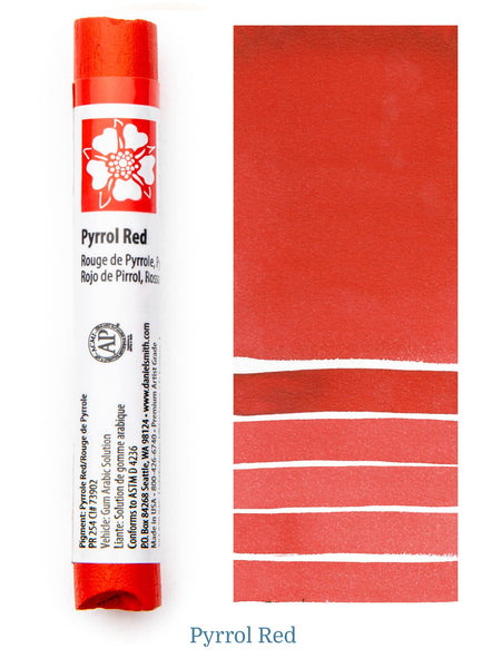 Daniel Smith, Pure Pigment (No Wax), Watercolor Stick, Pyrrol Red