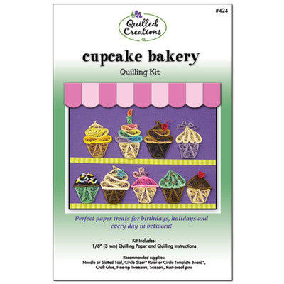 Quilled Creations Quilling Kit, Cupcake Bakery