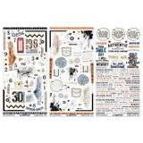 49 And Market Rub-On Transfer Set 6"X12", Rust & Revs 2.0 (RR2-31522)