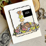 Spellbinders, House Mouse Cling Rubber Stamp, Candy Hearts (RSC-022)