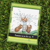 Spellbinders, House Mouse Cling Rubber Stamp, Water Fun, Summer Fun (RSC-030)