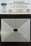 Product Well, Nested Die Set, Assorted Style, Includes a BONUS Magnetic Sheet for Easy Storage