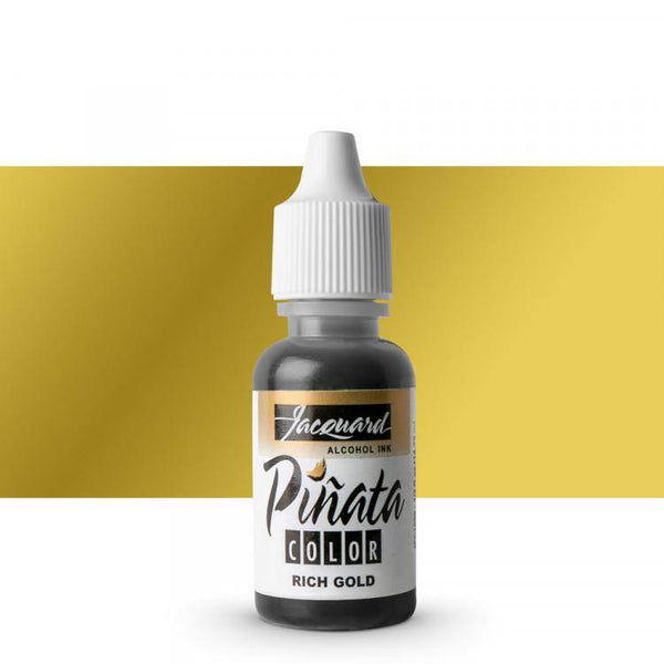 Jacquard Pinata Color Alcohol Ink .5oz, Rich Gold
