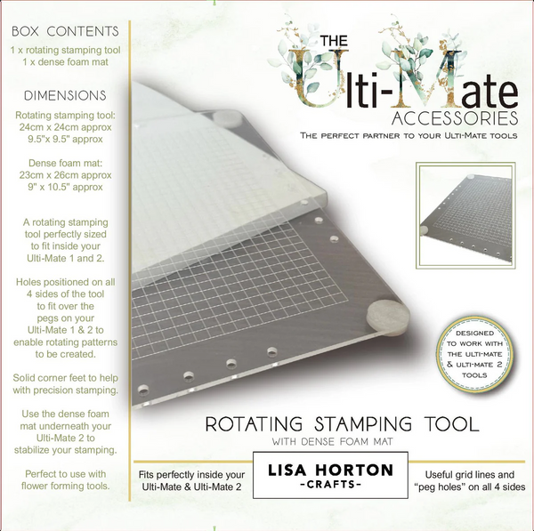 Lisa Horton Crafts, Rotating Stamp Tool & Mat