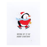Spellbinders Etched Dies From the Dancin' Christmas Collection, Dancin' Penguin (S3-482)