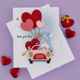 Spellbinders Clear Stamp Set, From the Gnome Drive Collection, Gnome Drive Sentiments (STP-215)