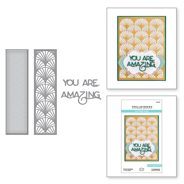 Spellbinders Etched Dies, You’re Amazing (S4-1203)