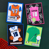 Spellbinders Etched Dies, Game Days Collection By Justine Dvorak, Athletic Apparel (S4-1294)