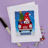 Spellbinders Etched Dies, From the Gnome Drive Collection, Gnome Drive Holiday (S4-1297)