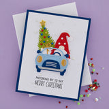 Spellbinders Etched Dies, From the Gnome Drive Collection, Gnome Drive Holiday (S4-1297)